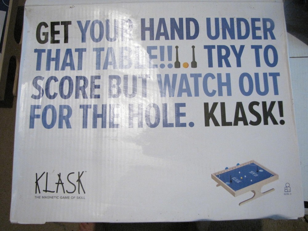 KLASK The Magnetic Game Of Skill Board Game Complete With Box Family Fun