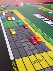 Racing Board Game. Limited Edition Stock Car Racing Team Game.