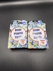 2 Pack Bingo Calling Cards Complete Deck of 75 Numbers B-1 to 0-75