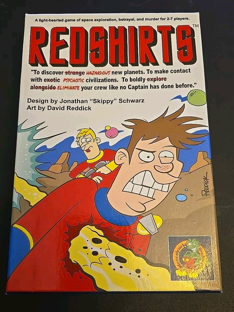 New Redshirts Card Game by Weaselpants Science Fiction Games 1st Print
