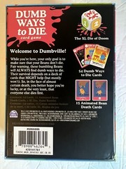 Dumb Ways to Die Card Game Based on The Viral Video Card Games for Adults |
