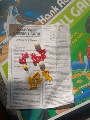 Vintage RARE 1973 Ideal Toys Hank Aaron Baseball Game