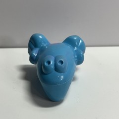 #3 Eggy Original Crazy Bones Magic Box Int. Gogos Crazybones 1990s Blue/Pink