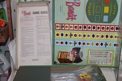 Vintage Cadaco One Arm Bandit Las Vegas Casino Slot Board Game 1963 No. 251