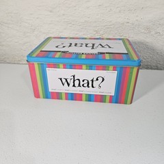 What? Hilarious Party Game Tin Box Deluxe Edition Outset Media 2007