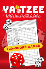 Yahtzee Score Pads: Large Print 6X9 Inches Yahtzee Score Sheets ,720+ Score