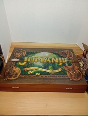 Jumanji the Game Real Wooden Box Edition of the Classic Adventure 2021 Version