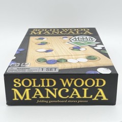 Cardinal Mancala Complete Solid Wood Folding Game Board Stores All 48 Pieces