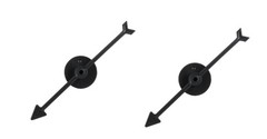 2Pcs Spinner Game Engaging Board Arrow Set.Home and School Party Spinners; Pl…