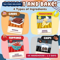 Secret Recipes – Go Fish-Style Strategy Card Game – for Kids, Teens, and Adults