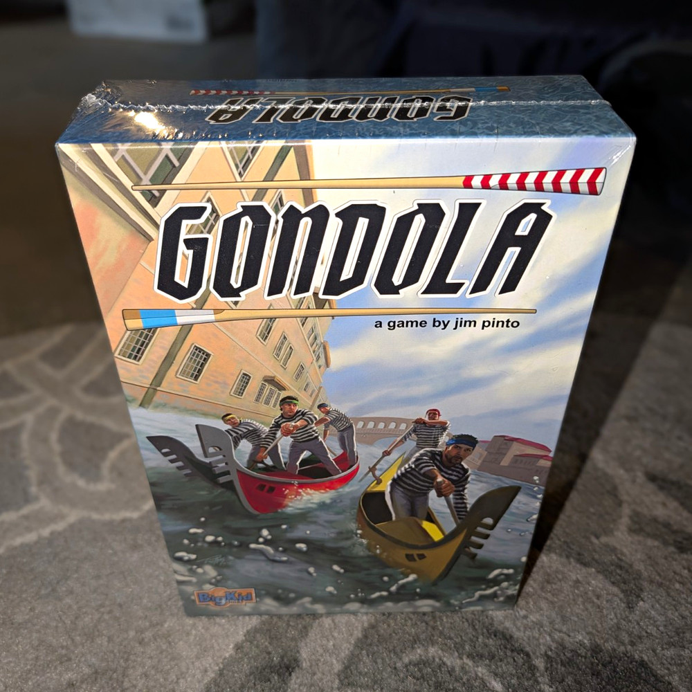 Big Kid Games Gondola Tile-Laying Game Canal Racing 2+ Players Age 8+ 2017