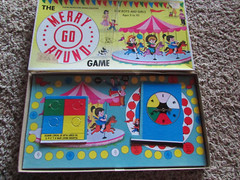 Vintage The Merry Go Round Game #403 Tee Pee Toys unpunched