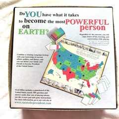 Vintage 1990s Oval Office Race To Be President Board Game New in Box