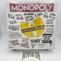 Wu Tang Clan MONOPOLY Board Game Cream (C.R.E.A.M. Edition) New Sealed