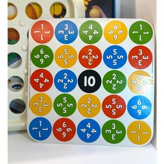 Tuppertoys Bounce It In Game Retro Educational Counting Math Kids Game No Balls
