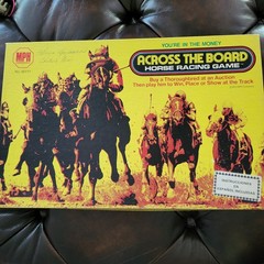 Across The Board Horse Racing Game 1975 MPH Company Vintage Board Game Complete