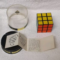 🔶RUBIK’S CUBE 1980 ORIGINAL IDEAL TOY CORP W/ BOX INSTRUCTION VINTAGE PACKAGING
