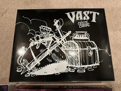 Vast The Crystal Caverns Board Game with Miniatures Expansion Used Complete