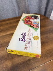 Game Board & Original Box ONLY Barbie Queen of Prom Replacement Game READ