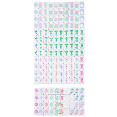 160Pcs American Mahjong Tiles 4-Layer Acrylic Light Purple Engraved Set