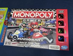 Super Mario Menopoly Bundle Set Of 2 Complete Games Used W/Bonus Characters