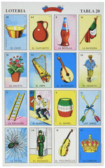 Don Clemente Autentica Loteria Mexican Bingo Set 10 Tablets (2 PACK)