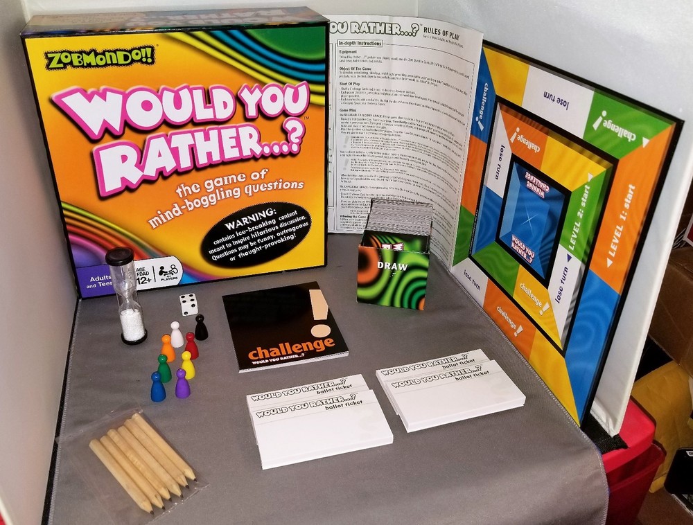 Would You Rather Board Game Classic Version Adult Teen Party