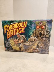 1992 Forbidden Bridge Board Game Milton Bradley WORKS *Missing 3 Cardboard Sides