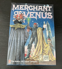 Avalon Hill 1988 – MERCHANT OF VENUS – Science Fiction Trading Game (SEALED)