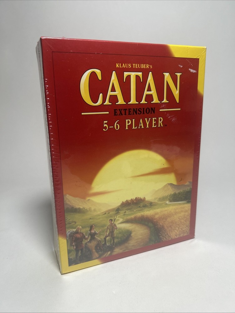 Klaus Teuber’s The Settlers Of Catan 5-6 Player Extension Pack NEW sealed