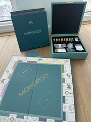 MONOPOLY Del Mar Edition Luxury Board Game Finance Theme Complete Set