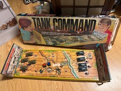1975 Ideal Tank Command Game – Incomplete, Military Toy Strategic Battle Action