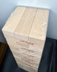 Vtg 1995 Jenga Classic Block Stacking Game Hardwood Milton Bradley 8+ USA Sealed