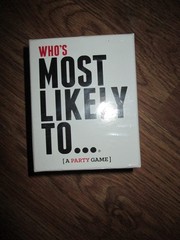 Who’s Most Likely to …. Party Game ~ Brand New