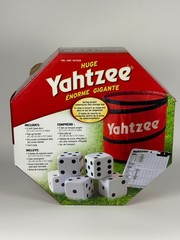 Huge Yahtzee Giant Dice Game Set, Outdoor/Indoor, Lawn Yard, Family Party Fun