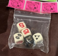 Vintage Cosmic Wimpout Dice Game C3 Inc. 1984 Rare And All Stickers None Missing