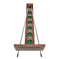 WE Games Shoot The Moon, 1940’s Nostalgia Game, Solid Wood, Walnut Stain, 17.5
