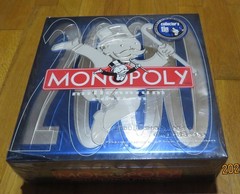Sealed New Monopoly Millennium Edition 2000 Board Game Y2K Blue Metal Tin