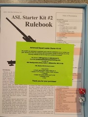 Advanced Squad Leader ASL Starter Kit #2 UNPUNCHED MMP