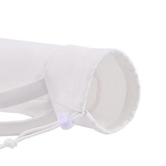 Empty Travel Mahjong Bag for Mahjong Mat (Fits up to 33”x33”), White Canvas M…