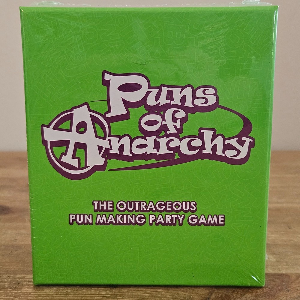 Puns of Anarchy Outrageous Pun Making Party Game Deck Card Game Sealed New