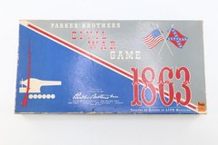 Vtg 1961 Civil War Game 1863 Board Game 100% Complete Parker Brothers