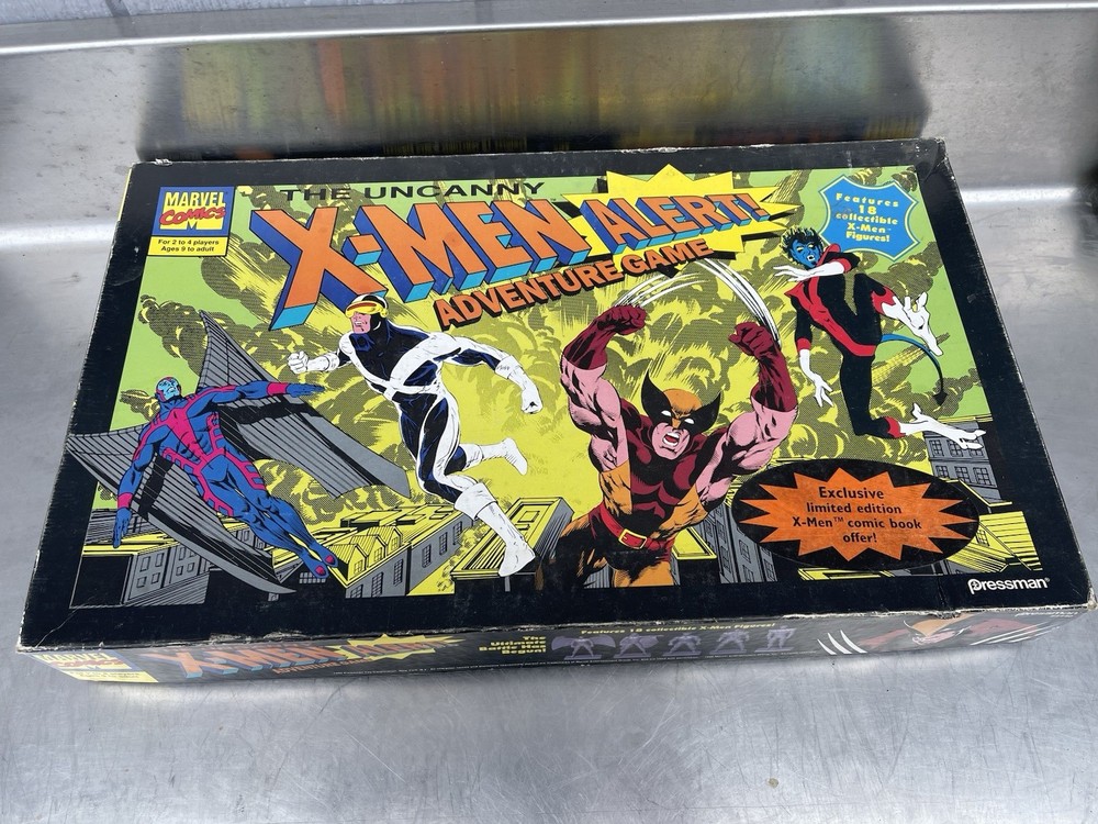 Vintage Marvel The Uncanny X-Men Alert Adventure Game 1992 -Complete