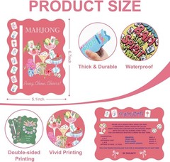 2-in-1 Mahjong Tile Mixer, Shuffler & Rules Cards – Perfect Game Night Accessory