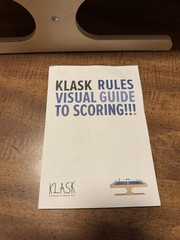 KLASK The Magnetic Game of Skill -2016 Wooden Tabletop Game
