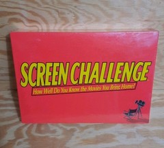 Vintage 1991 Cadaco 681 Screen Challenge Movie Trivia Board Game NEW Sealed NIP