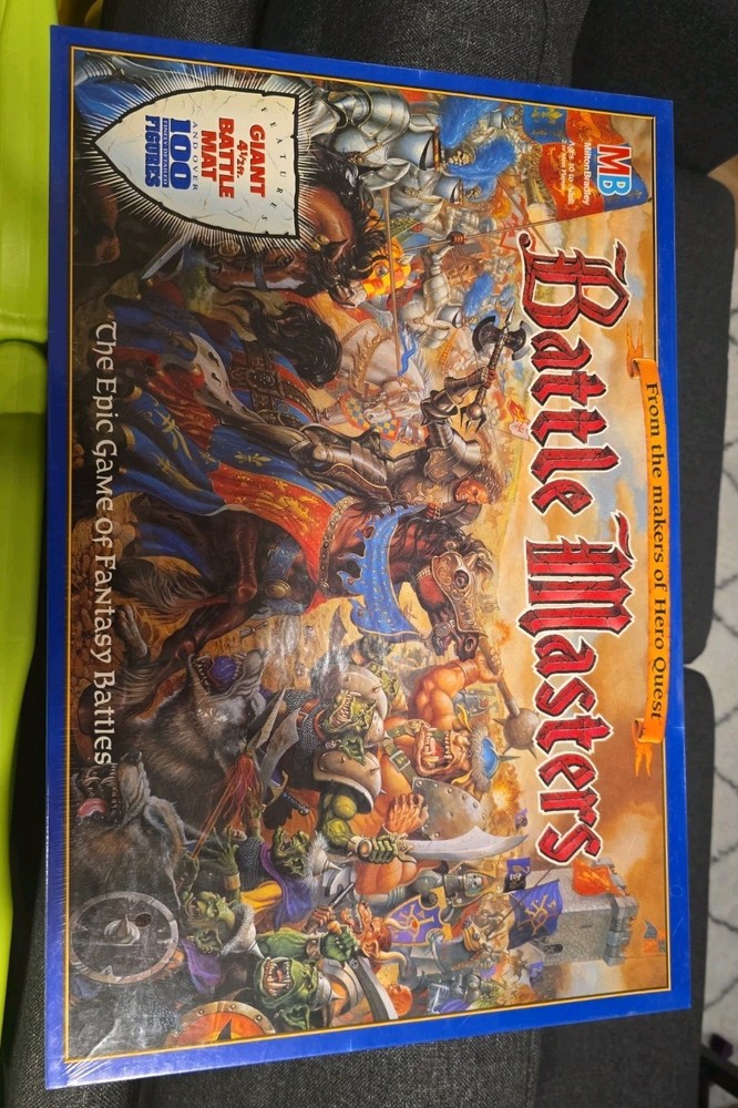 New In Shrink Unopened Battle Masters Board Games Workshop 1992 Milton Bradley