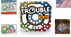 Vibrant Classic Trouble Family Game Tin