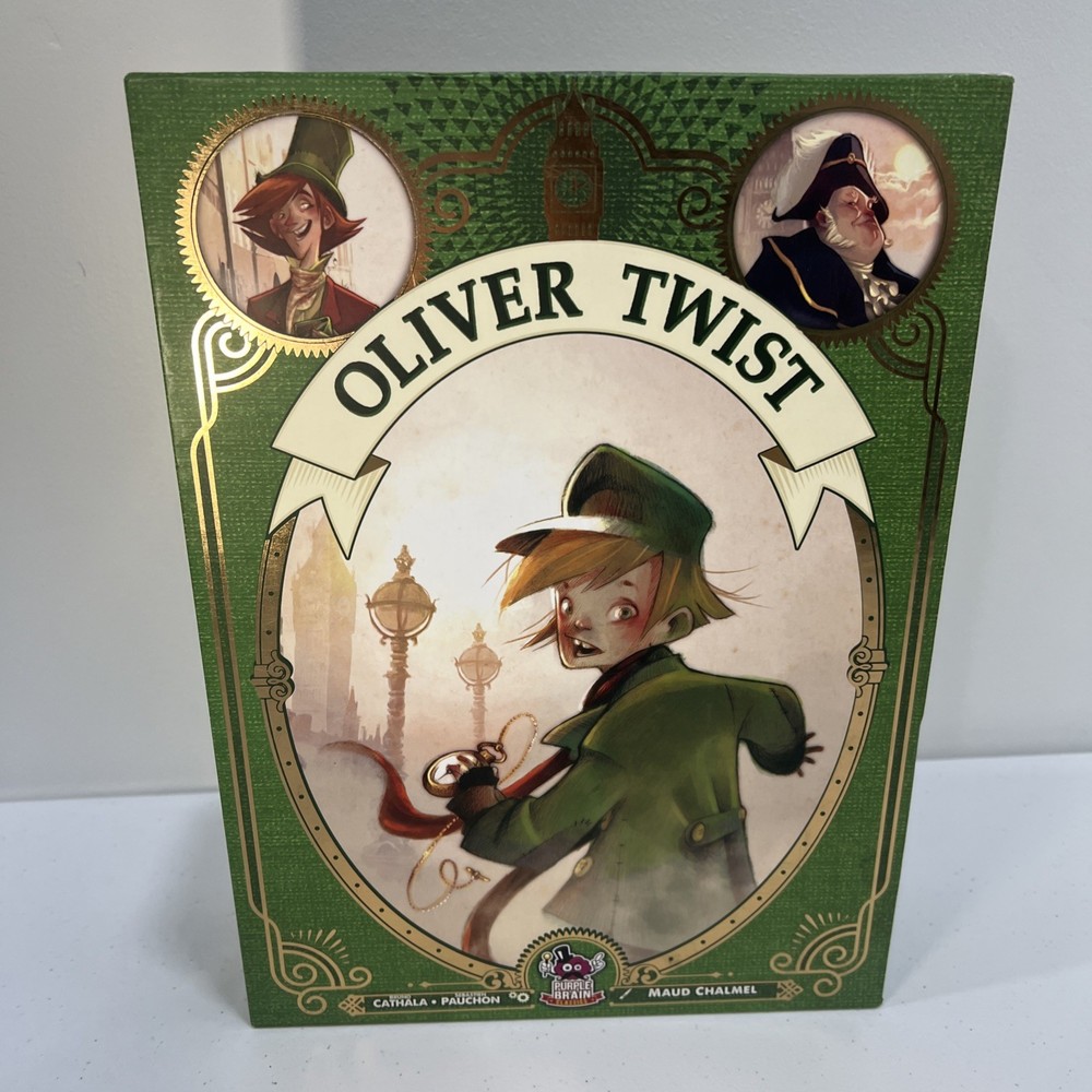Purple Brain – Oliver Twist Board Game – SEE DESCRIPTION-