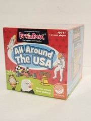 Game Brain Box All Around The World – 1 or more players Ages 8+ MindWare – NEW